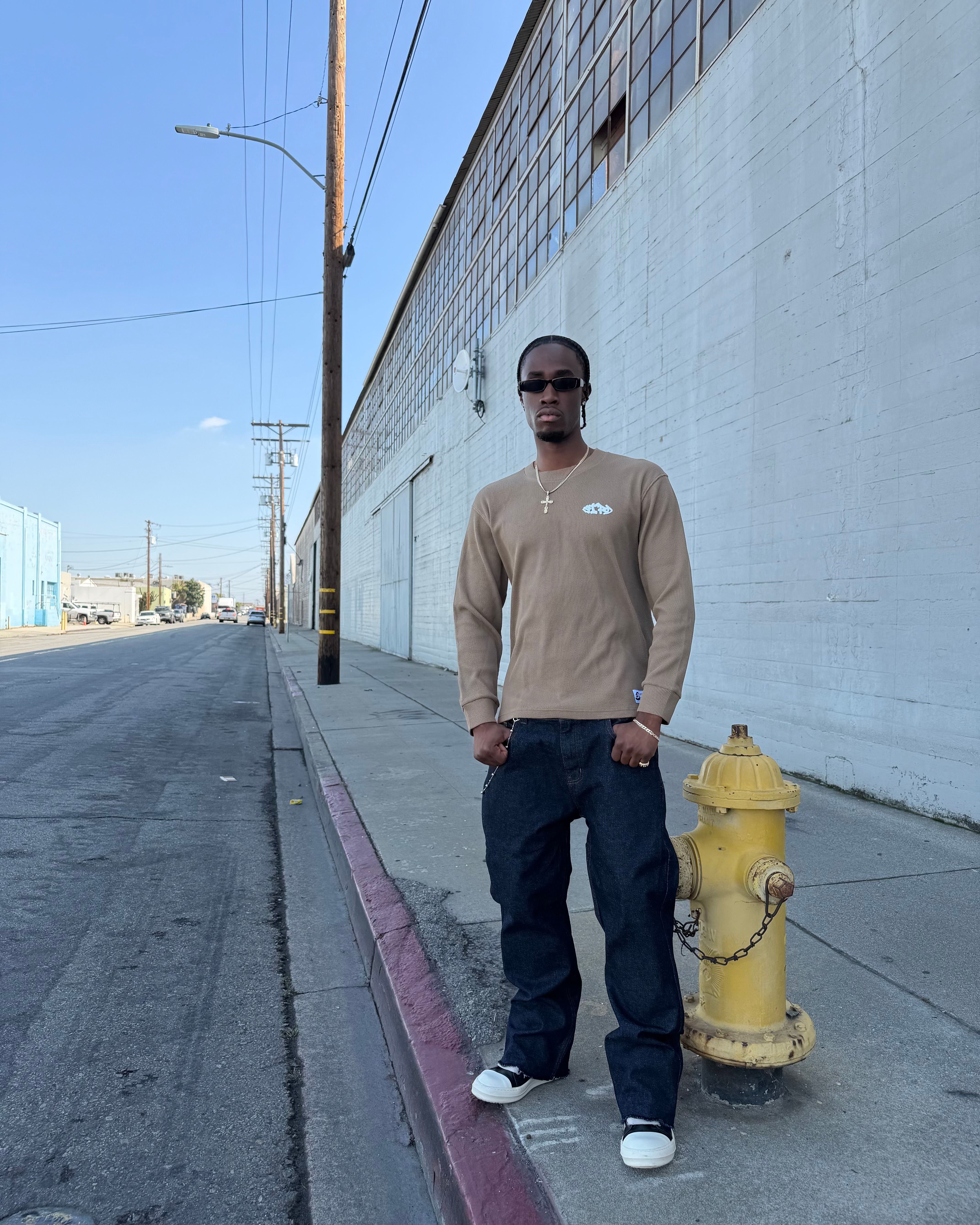 Waffle Longsleeve Brown