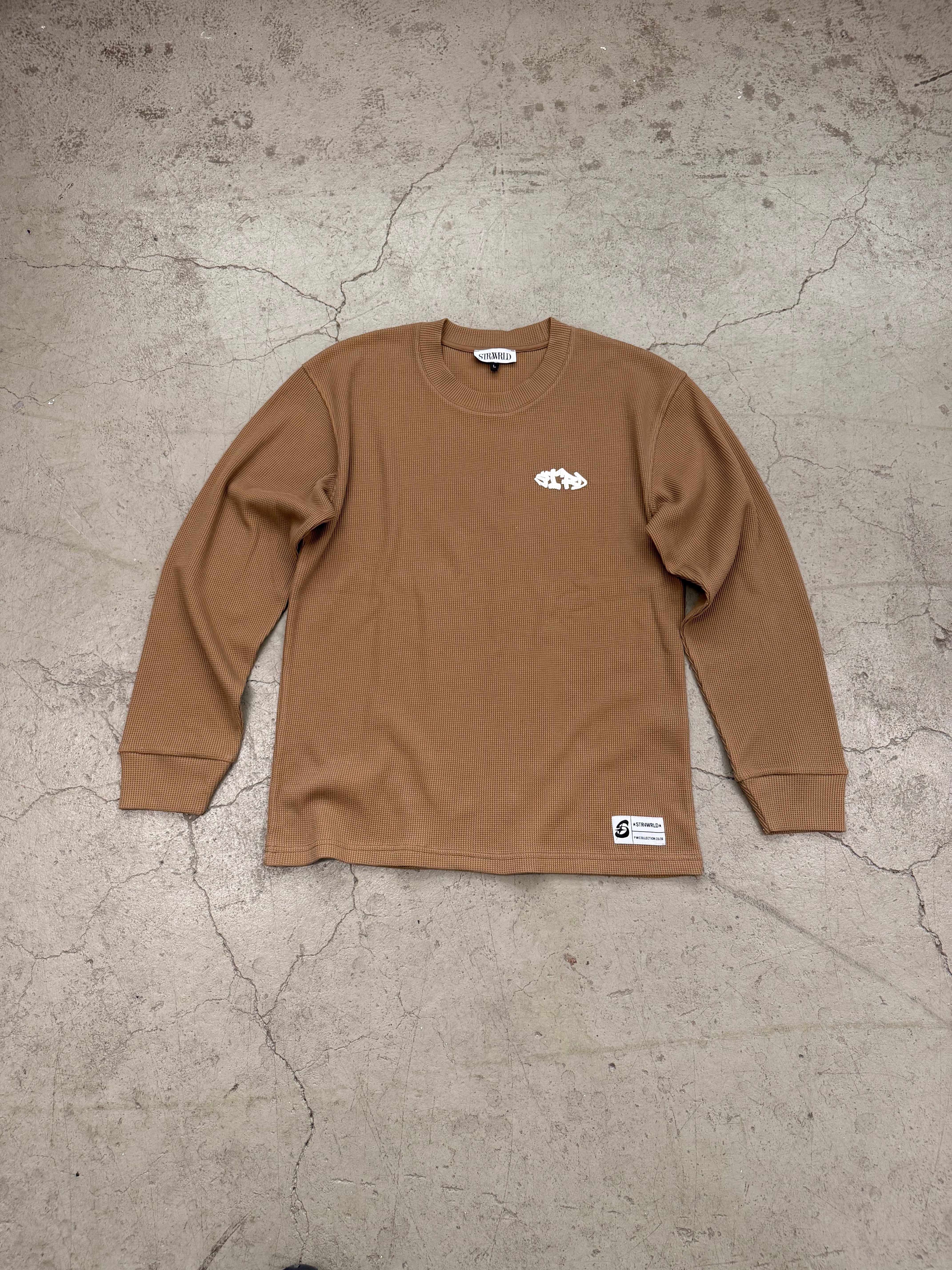 Waffle Longsleeve Brown