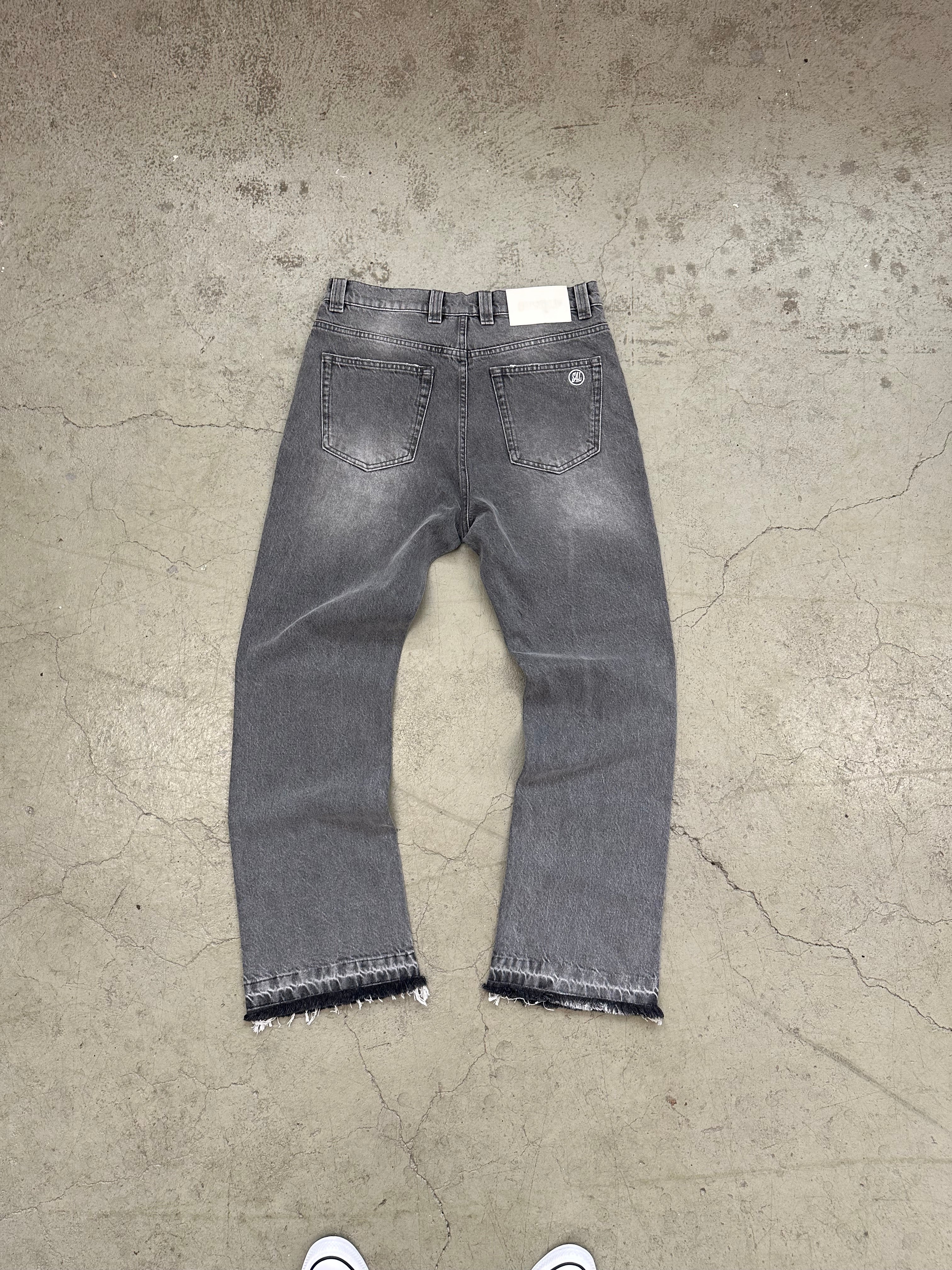 Grey Washed Denim