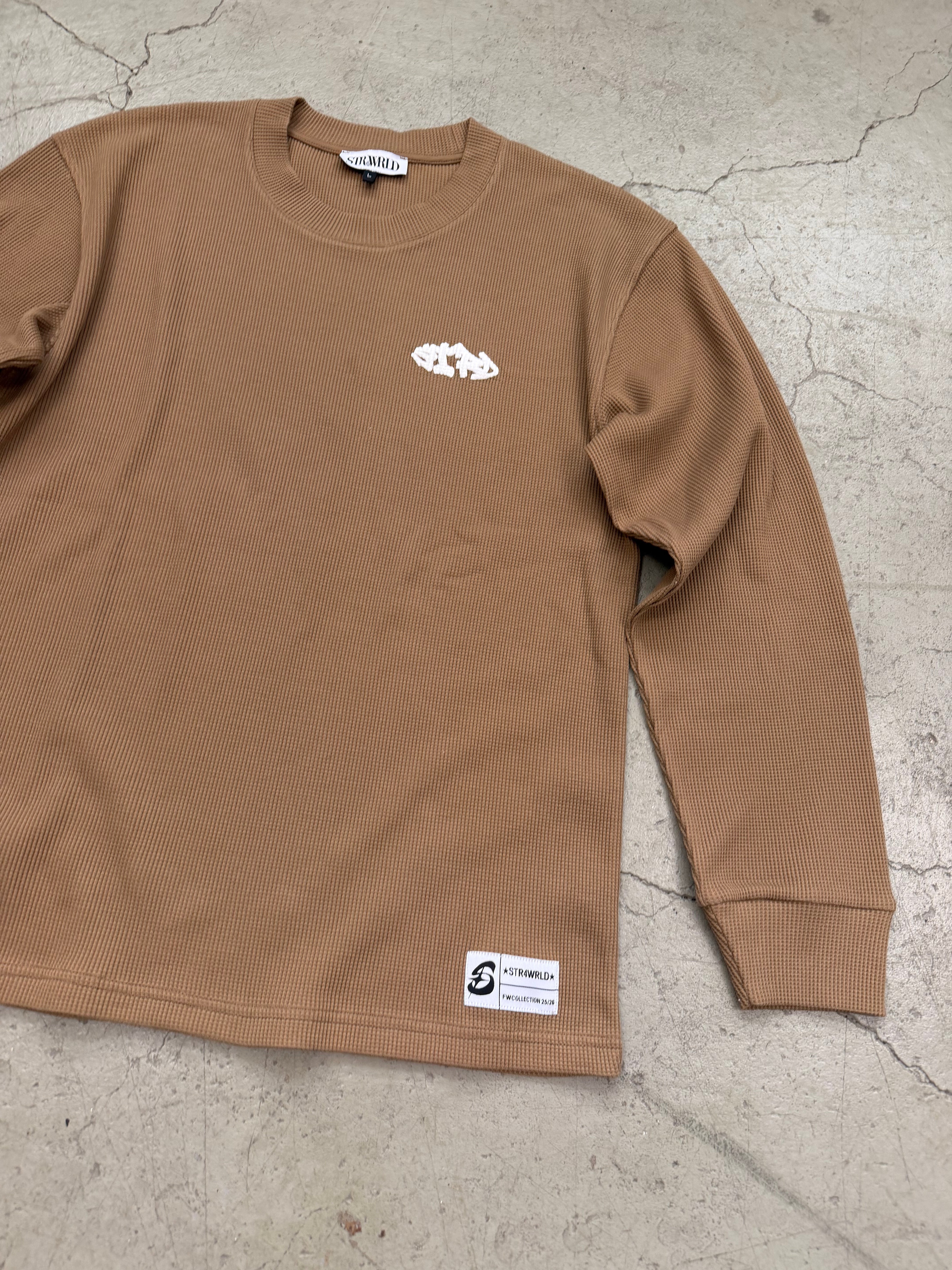 Waffle Longsleeve Brown